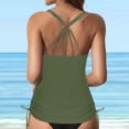 thumbnail image 4 of Women's Lace - Up Swimwear Tops - Underwire, Full Coverage, Push - Up, Tie - Back - Polyester, for Swimming Pool & Beach - Available in Multiple Sizes, 4 of 6