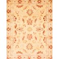 thumbnail image 1 of Ahgly Company Tapis d'Intérieur Rectangle Abstrait Orange Zone Orientale, 8' x 12', 1 of 6