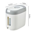 thumbnail image 3 of LSLJS Airtight Rice Dispenser,Cover Rice Bucket for Cereal Grain Flour Rice Beans Pet Food CountertopLarge Rice Storage Container with Lid,Proof Household Cereal, Rice Storage, 3 of 8
