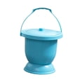 thumbnail image 4 of TISHITA Chamber Pot Night Urine Container Spittoon with Lid for Home Car Kids Adults Blue Large, 4 of 8