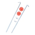 thumbnail image 1 of Boulons en J pour Maintien de Batterie, Support d'Arrimage de Batterie de Voiture avec Écrous et Rondelles, Support 8 Pouces, 1 of 7