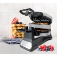 thumbnail image 4 of JS Gourmet JS Gourmet Gaufrier Belge Double en Acier Inoxydable, 4 of 4