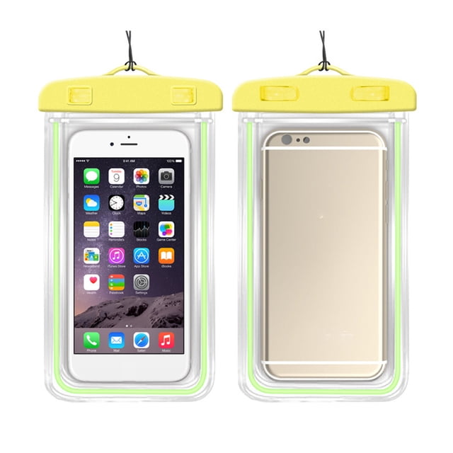 Opolski TPU Universal Waterproof Mobile Phone Case Pouch Bag for Underwater Swimming