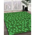 thumbnail image 3 of Ahgly Company Machine Washable Indoor Rectangle Transitional Deep Emerald Green Area Rugs, 5' x 7', 3 of 7