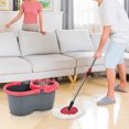 thumbnail image 4 of Deluxe Spin Mop Heads Microfiber Refill 85g White For Deluxe Spin Mop Bucket System, 4 of 4