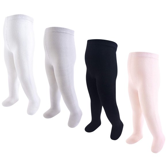 Hudson Baby Collants en Coton Tricoté, Lot de 4