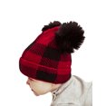 thumbnail image 4 of FOCUSNORM Autumn Parent-child Knitted Hat, Ladies Baby Windproof Warm Cap, 4 of 8