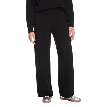 George Women's Scubaknit Pintuck Wide Leg Sweatpant