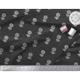 thumbnail image 2 of Soimoi Moss Georgette Fabric Floral Block Print Fabric by The Yard 42 Inch Wide, 2 of 3