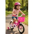 thumbnail image 3 of Beam Sports 12" Pink Kids Bike With Training Wheels (Ages 2-5), 3 of 5