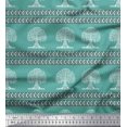thumbnail image 1 of Soimoi Cotton Voile Fabric Arrow & Tree Block Print Fabric by The Yard 42 Inch Wide, 1 of 2