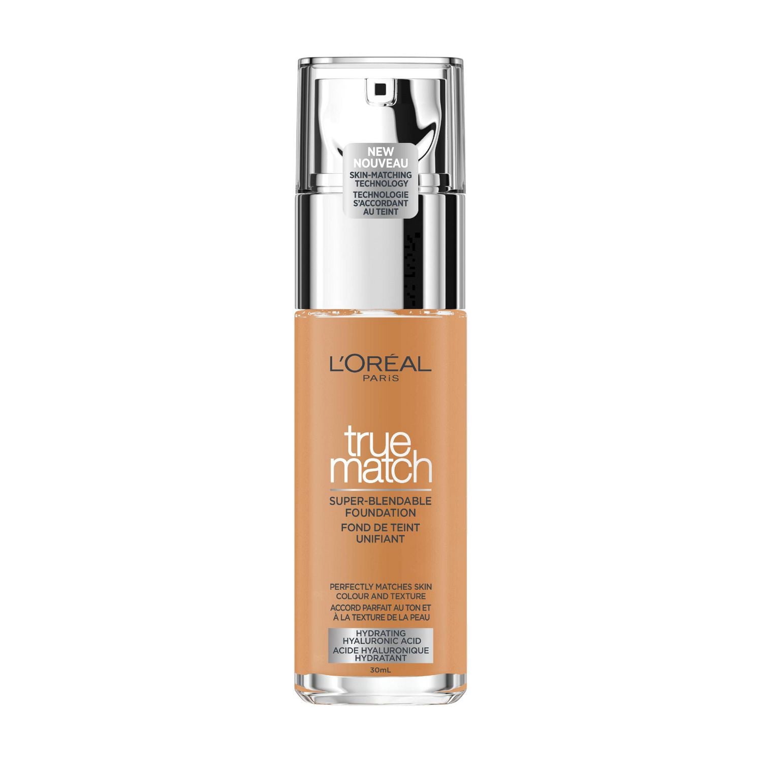 L'Oréal Paris Fond De Teint True Match, Avec Acide Hyaluronique et Soins Hydratants