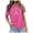 Hot Pink, variant on Women's T-Shirts France Shirt Women Tower Travel T-Shirt Tees and Tops for Stylish Adventures