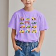 thumbnail image 2 of WRKEKC T-Shirts d'Été pour Garçons, T-Shirts Décontractés pour Garçons, T-Shirts Polyvalents Décontractés à Manches Courtes pour Enfants avec Motif Imprimé et Col Rond, 2 of 6