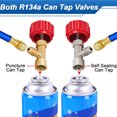 thumbnail image 3 of R134a Can Tap Valve Core Remover,R134a Can Tap Kit Refrigerant Dispenser Valve Core Remover Long Lasting Metal Material for Coolant Recharging Car SUV, 3 of 7