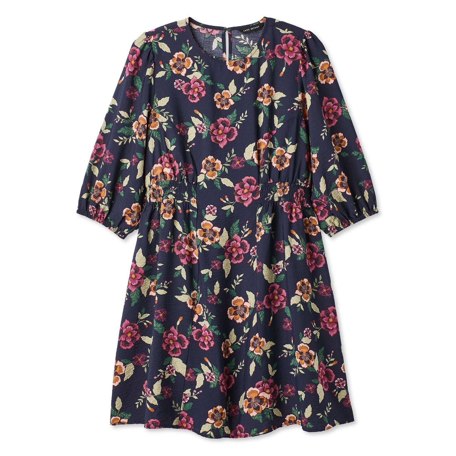 Robe ajustée et évasée à manches longues Lane Bryant Plus pour femmes
