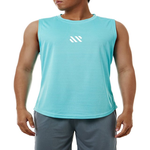 Mens Gym Workout Running Tank Top Summer Athletic Quick Dry Muscle Bodybuilding Tank Tops
