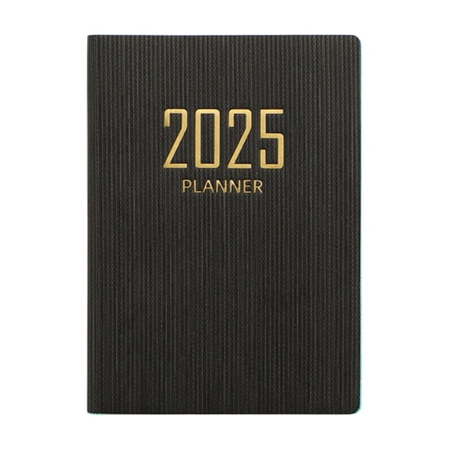 2025 A7 Mini Hardcover Notebook & Daily Planner - 1-Pack Pocket-Sized Organizer for School, Travel Diary, Journaling, And Office Scheduling | Cute & Portable Notepad with Inner Pocket (5.5" X 4.3")