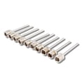 thumbnail image 2 of Pack of 10 Ball Inflating Needles Set Football Inflatable Basketball fitball Pump Pin Stainless Steel Gym Bike Air Valve Nozzle Replacement, 2 of 8