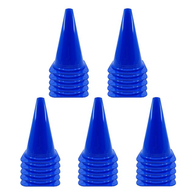 PRISP Vinyl Multi Purpose Cone - Light Indoor and Outdoor Marker, Set of 25