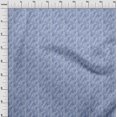 thumbnail image 4 of oneOone Cotton Flex Dusty Blue Fabric Text Craft Projects Decor Fabric Printed By The Yard 40 Inch Wide, 4 of 5