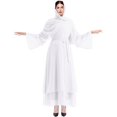 thumbnail image 4 of Abayas Robe Musulmane pour Femmes à Manches Longues Abaya Islamique Aïd Dubaï Caftan Robes Moyen-Orient Robe de Prière Robe en Mousseline, 4 of 7