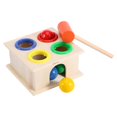 thumbnail image 1 of TOPINCN Novel Kids Hammering Game Wooden Ball Hammer Box Children Early Learning Educational Toy, Learning Toy,Knock, 1 of 7