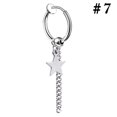 thumbnail image 3 of Non Piercing Earring Unisex Fashion Clip on Earring Dangle Hoop Earring, 3 of 10