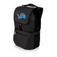 thumbnail image 2 of PICNIC TIME Black Detroit Lions Zuma Cooler Backpack, 2 of 4