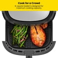 thumbnail image 3 of Friteuse à air Chefman Easy-View avec commandes numériques, capacité de 7,5 L (8 Qt) - Acier inoxydable, Nouveau, 3 of 8