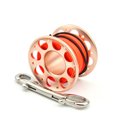 thumbnail image 1 of yingyy Keep Diving FXL-952 Aluminium Spool Reel Colorful Polyester Rope Hanging Rotary Reels Freediving Underwater Accessories Beige Pink 15m, 1 of 6