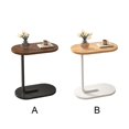 thumbnail image 4 of Table Basse pour Petit Espace Plateau en MDF avec Support en Métal Table Basse Ovale, 4 of 5