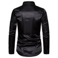thumbnail image 3 of Chemise à Manches Longues pour Homme Chemise à Paillettes Décontractée de Mode Automne et Hiver pour Homme Haut à Manches Longues, 3 of 4