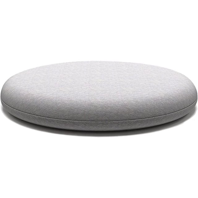 ORUYROP Round Chair Cushions 14 inch, Stool Cushions Round 14 Inch Upgrade Memory Foam Seat Cushion, Detachable Chair Pads with Hidden Zipper Design, Work from Home Essentials Light Grey