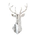 thumbnail image 1 of Wweixi Multifunctional 3D Mirror Deer Wall Sticker For Various Uses Personalized Home silver M 1Set, 1 of 6
