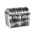 thumbnail image 4 of DOLITY 2xKids Treasure Chest Collection Storage Box for Birthday Boys Girls Christmas silver, 4 of 9