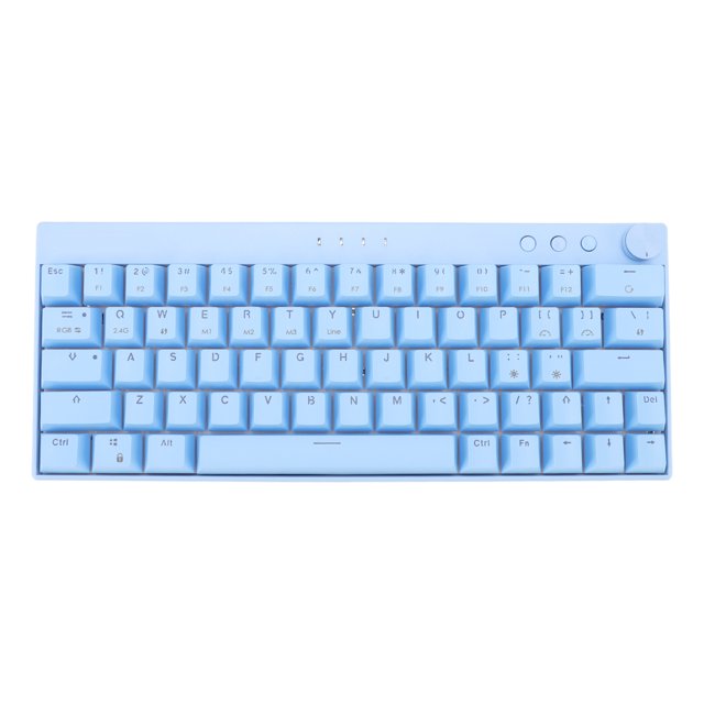 Wireless Mechanical Keyboard,3 Modes Wireless Mechanical Modes Wireless Mechanical Keyboard Keys Mechanical Keyboardwith Knob Professionally Tested