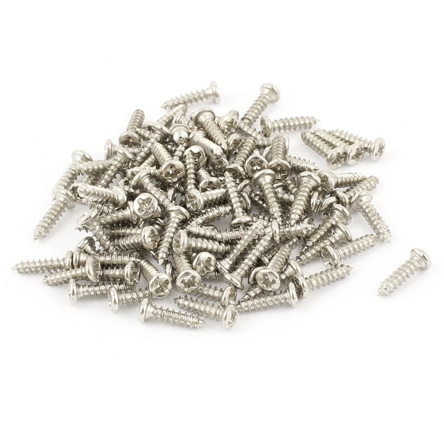 Unique Bargains 100 Pcs Vis Magnétiques à Tête Croisée pour Poêle à Cranter Boulon M2 x 8 mm