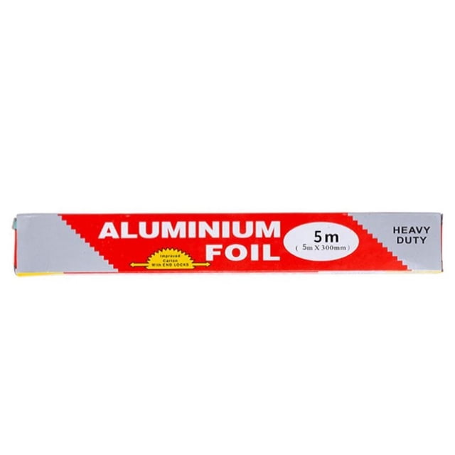 Papier D\'aluminium de Qualité Alimentaire pour Barbecue Extérieur, Papier D\'aluminium Jetable pour la Cuisson Domestique