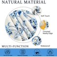 thumbnail image 2 of Arabesque Tablecloth,Blue Yellow Floral PatternTable Cloth, French Country Tablecover for Rectangle Tables 60 x 102,Perfect for Kitchen Dinner, Restaurant ,Holiday Picnic Party Table Cover, 2 of 5