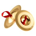 thumbnail image 1 of Cymbales à Main en Cuivre 1 Paire Diamètre 12 cm Mini Cymbales à Doigt de Percussion pour, 1 of 8