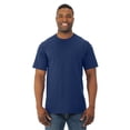 thumbnail image 1 of Fruit Of The Loom T-Shirt à Col Rond à Manches Courtes en Coton HD pour Hommes, G, J Bleu Marine, 1 of 3