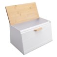thumbnail image 1 of Iron Bread Box Holder,Iron Bread Box Trapezoidal Bread Box Large Capacity Iron Bread Box Cutting-Edge Features, 1 of 8