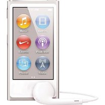 APPLE iPod nano IPOD NANO 16GB2012 MD47… Apple iPod Nano 7th Generation 16GB Silver ,MP3 Audio/Video Player