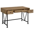 thumbnail image 3 of Coaster Analiese 47-inch 3-drawer Engineered Wood Writing Desk in Brown, 3 of 11