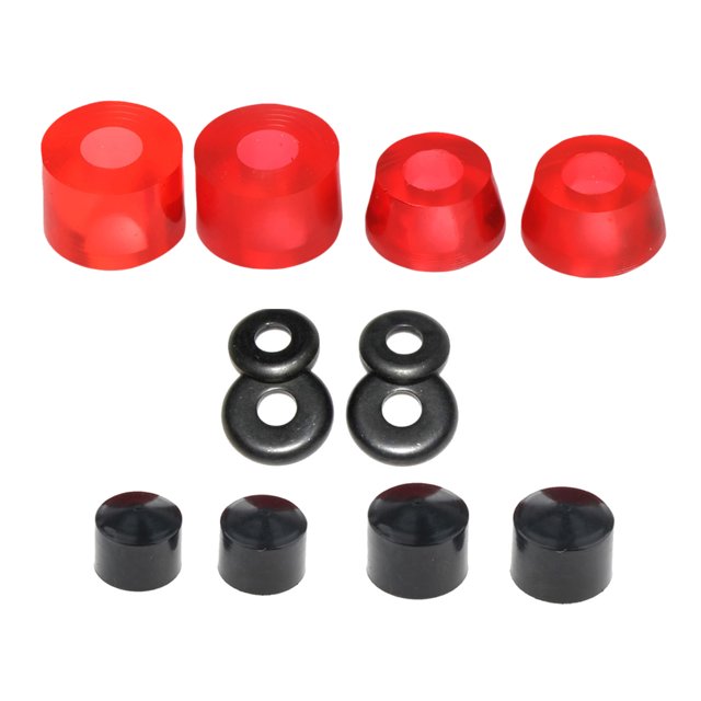 PU Planche à Roulettes Bushing Pièces de Rechange Écrous Camion Reconstruire Planche à Roulettes Lumière Rouge