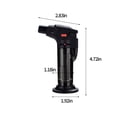 thumbnail image 3 of EARKITY Torch Lighters, Butane Refillable Lighter, Windproof Torch Lighter, Mini Butane Torch Lighter, Portable Butane Torch for Candle Fireplace Camping Baking Culinary Soldering Cooking BBQ Grill, 3 of 5