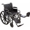thumbnail image 2 of ProBasics Fauteuil Roulant Standard Confortable - Siège Réglable en Hauteur - Accoudoirs de Bureau à Dossier Rabattable - Capacité de Charge de 300 Livres - Noir - Repose-Jambes Élévateur - Siège 20 Pouces x 16 Pouces, 2 of 4