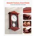 thumbnail image 3 of VEVOR Grandfather Clock Vintage Pendulum Wall Clock 18 in with Quartz Movement, 3 of 9