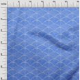 thumbnail image 3 of oneOone Polyester Lycra Blue Fabric Block Fabric For Sewing Printed Craft Fabric By The Yard 56 Inch Wide, 3 of 5